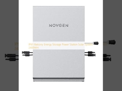 IP65 Balkon Energy Storage Power Station Sistem Surya 2400WH