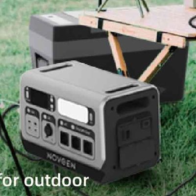 Lifepo4 Portable Power Station 2048Wh Dengan On / Off Grid Plug In Smart Control