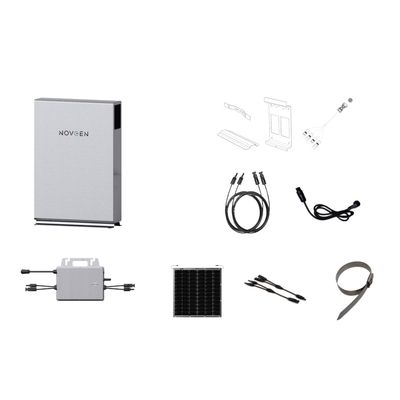 IP65 Balkon Energy Storage Solar Power Station 2400WH Panel Surya Fleksibel