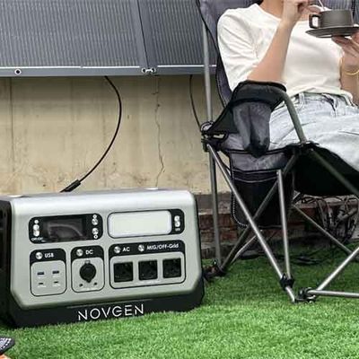 2048WH 2200W Pembangkit Listrik Balkon Energi Surya Penyimpanan Pembangkit Listrik Portable